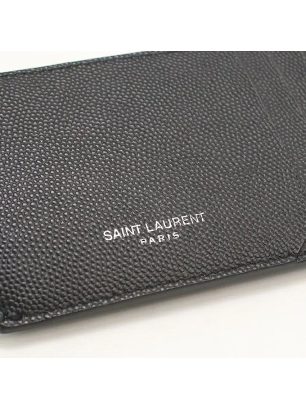 ★SOLD★ Saint Laurent Fragment Zip Pouch Coin Case Calf - Picture 4 of 6